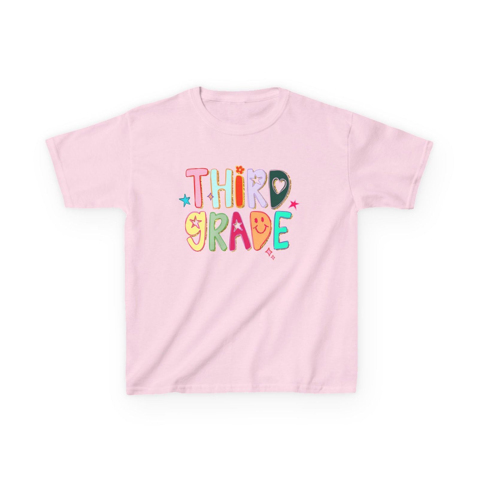 Third Grade Kids T-Shirt Cute & Colorful Back to School 3rd Grade Tee