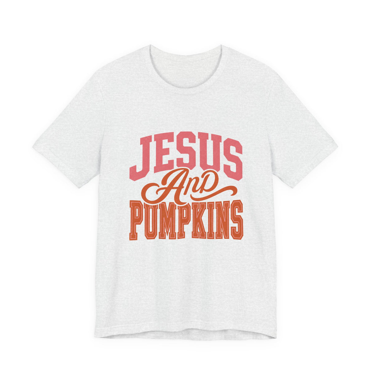 Jesus And Pumpkins Tee Fall Christian Graphic T-Shirt