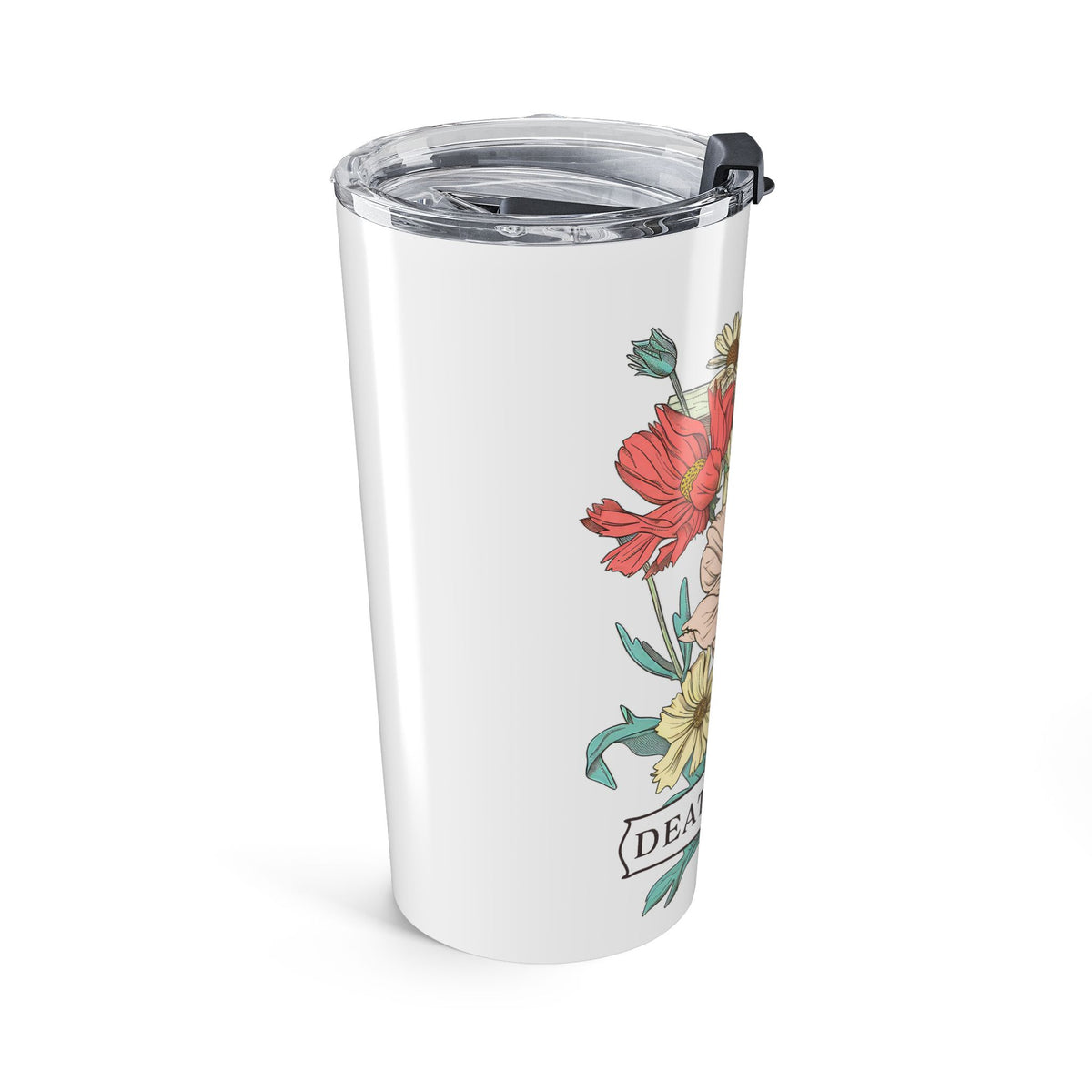 Death Came to Life Floral Cross 20oz Tumbler Christian Easter Travel Mug