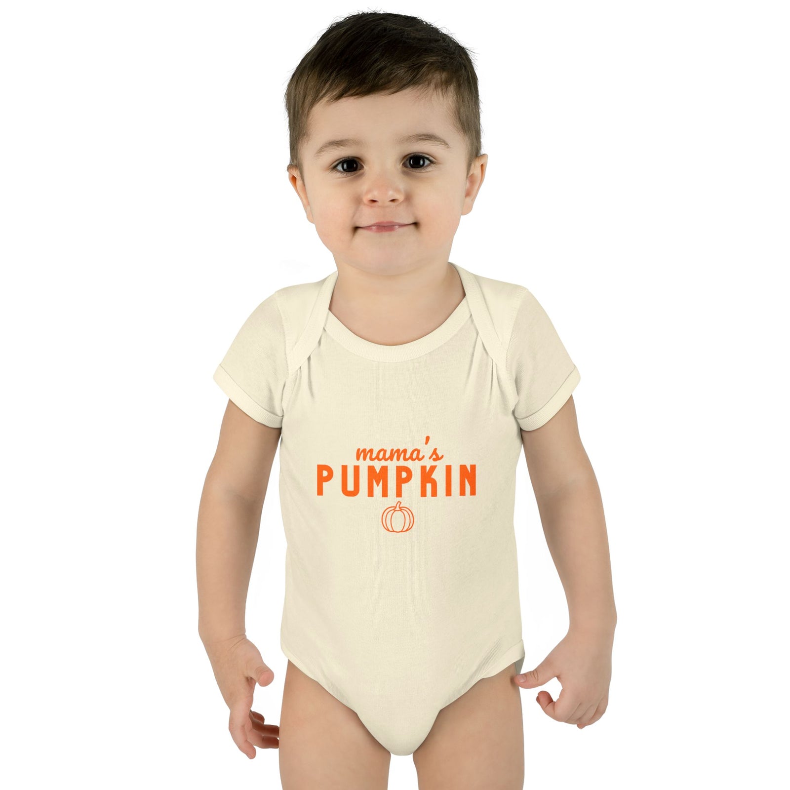 Mama's Pumpkin Infant Bodysuit Cute Fall Baby Onesie