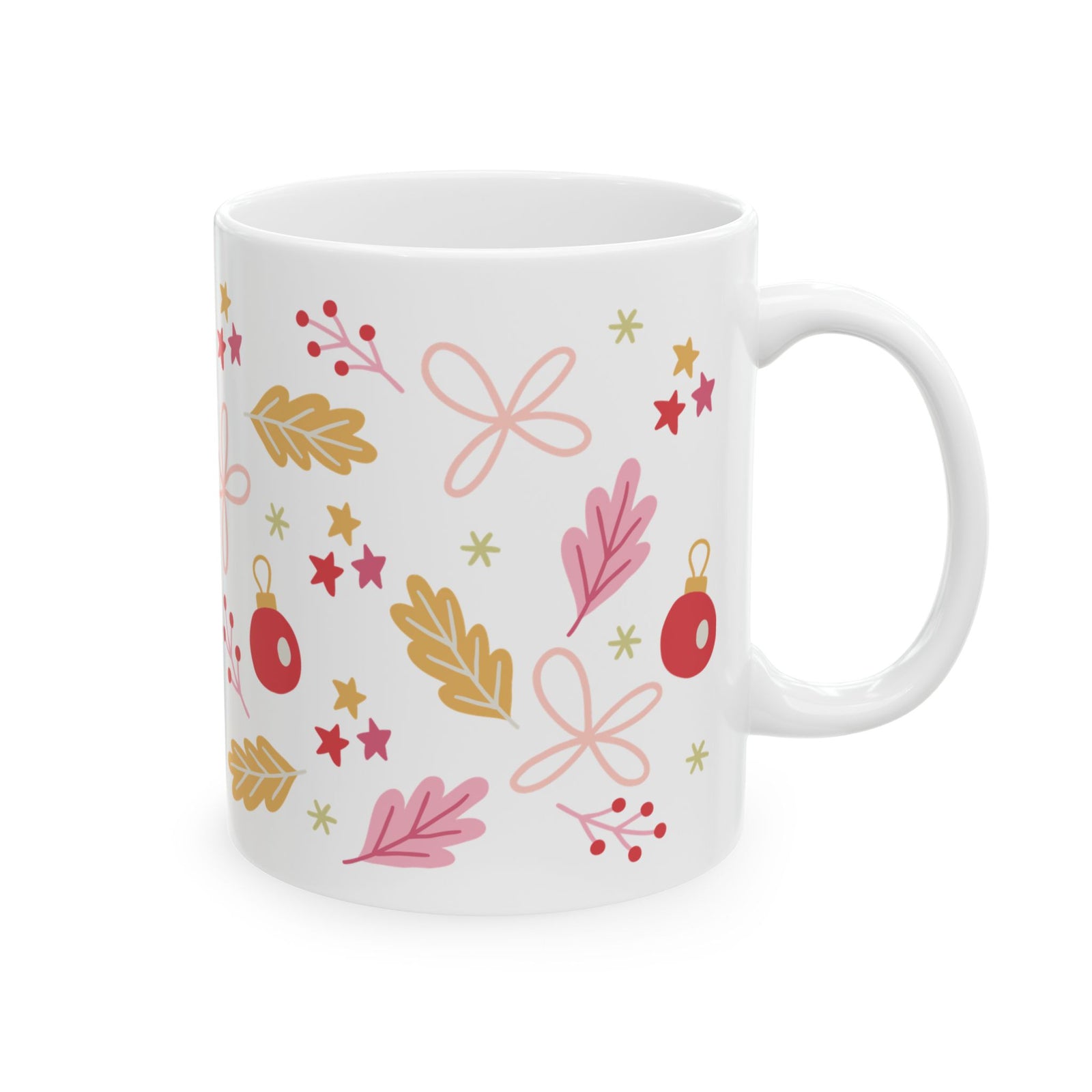 Cheerful Christmas Ceramic Mug Coffee Cup (11oz & 15oz)