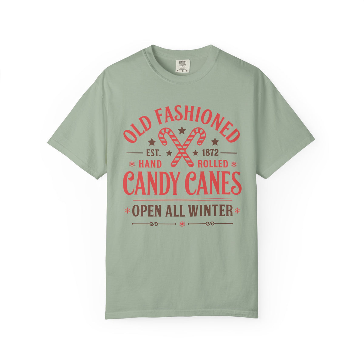 Old Fashioned Candy Canes Holiday Tee Vintage Charm Unisex Christmas T-Shirt - Sydney So Sweet