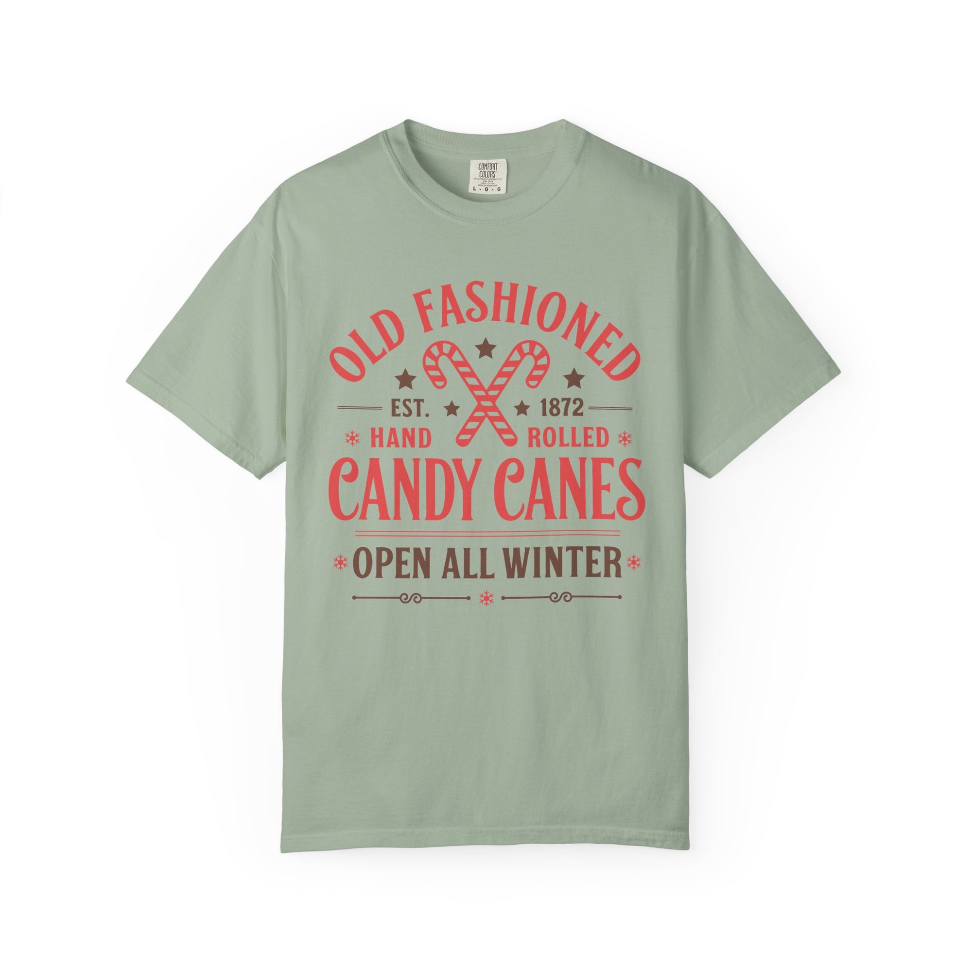 Old Fashioned Candy Canes Holiday Tee Vintage Charm Unisex Christmas T-Shirt - Sydney So Sweet
