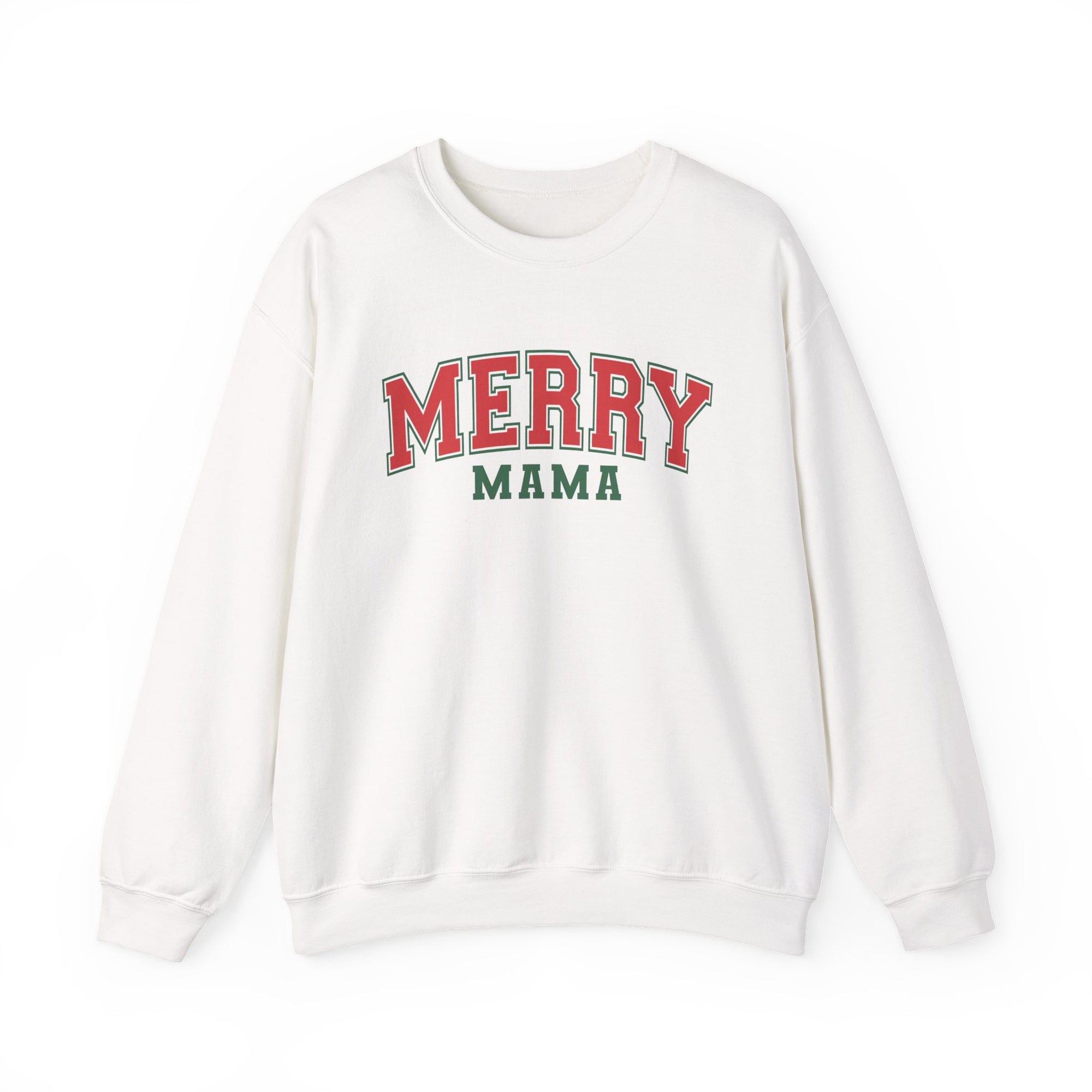 Merry Mama Heavy Blend Women's Cozy Crewneck Holiday Christmas Sweatshirt - Sydney So Sweet