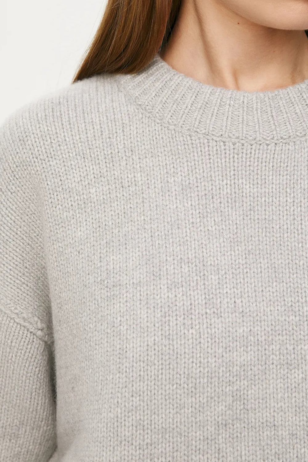 Basic Bae Round Neck Dropped Shoulder Sweater - Sydney So Sweet