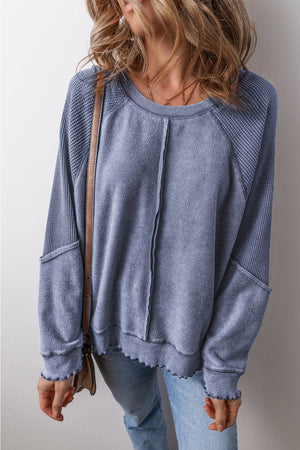 Round Neck Long Sleeve Sweatshirt - Sydney So Sweet