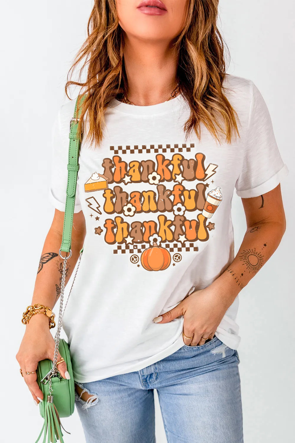 THANKFUL Women&#39;s Short Sleeve Graphic T-Shirt - Sydney So Sweet