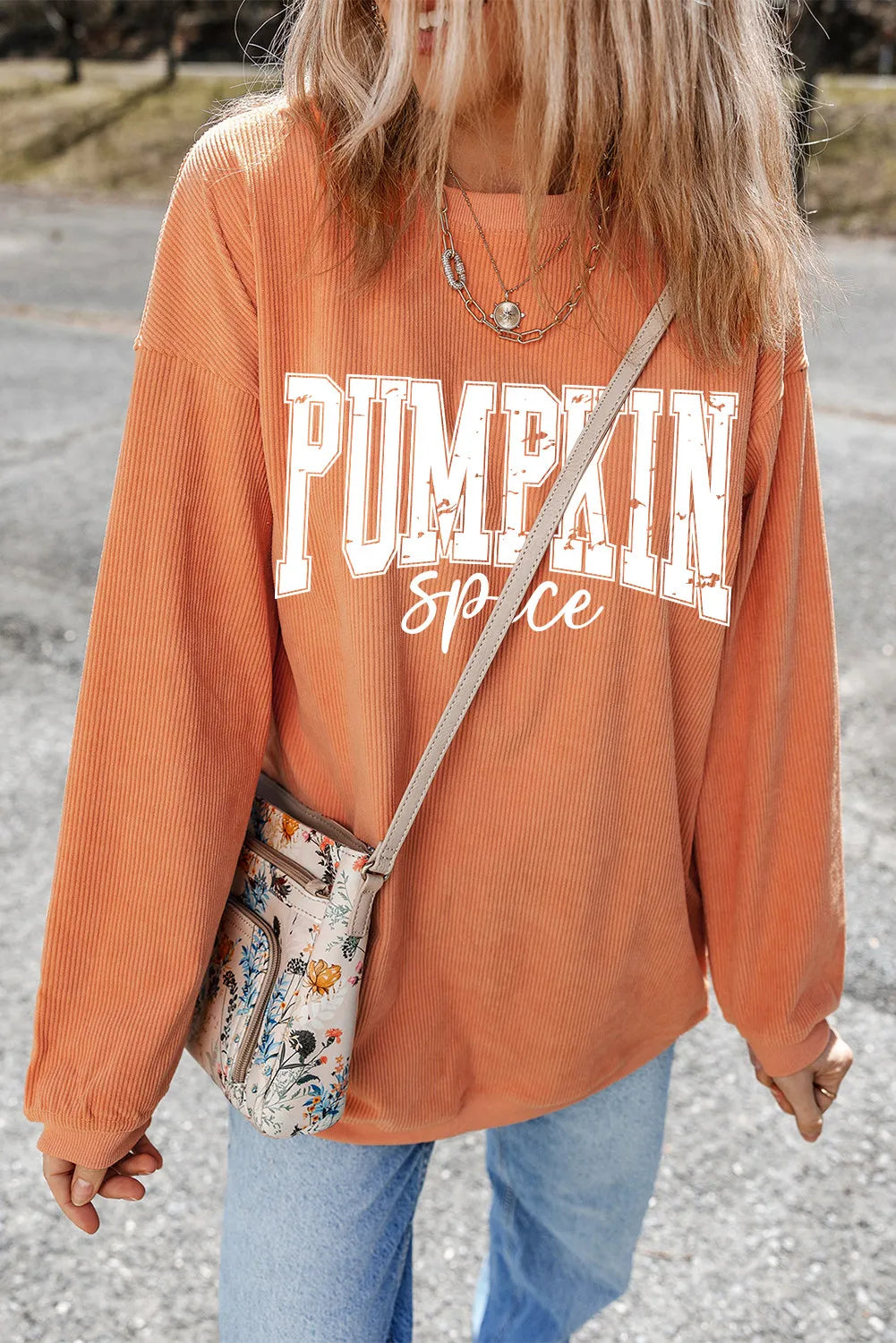 Pumpkin Spice Long Sleeve Sweatshirt - Sydney So Sweet