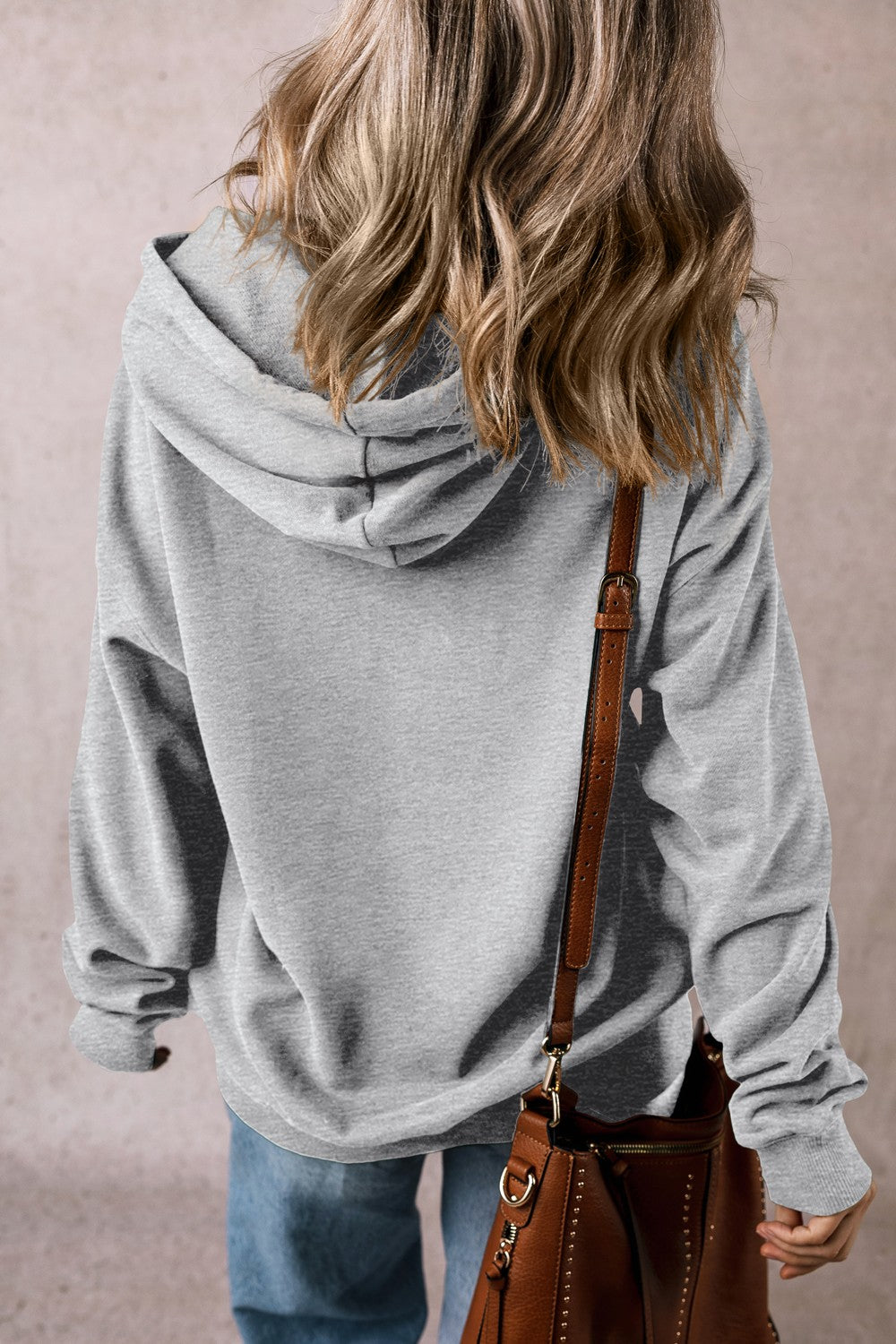 Drawstring Pocketed Long Sleeve Hoodie - Sydney So Sweet