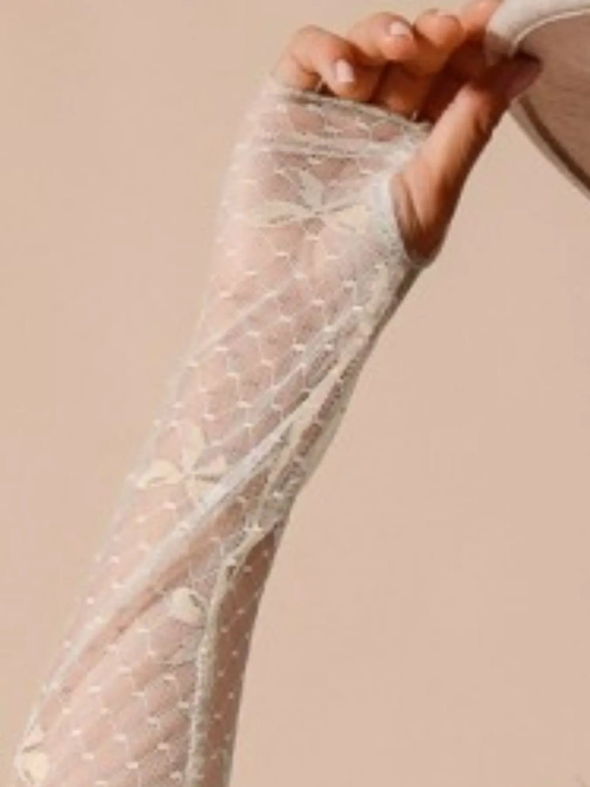 SO ME Bow Ribbon Pattern Sheer Lace Top - Sydney So Sweet