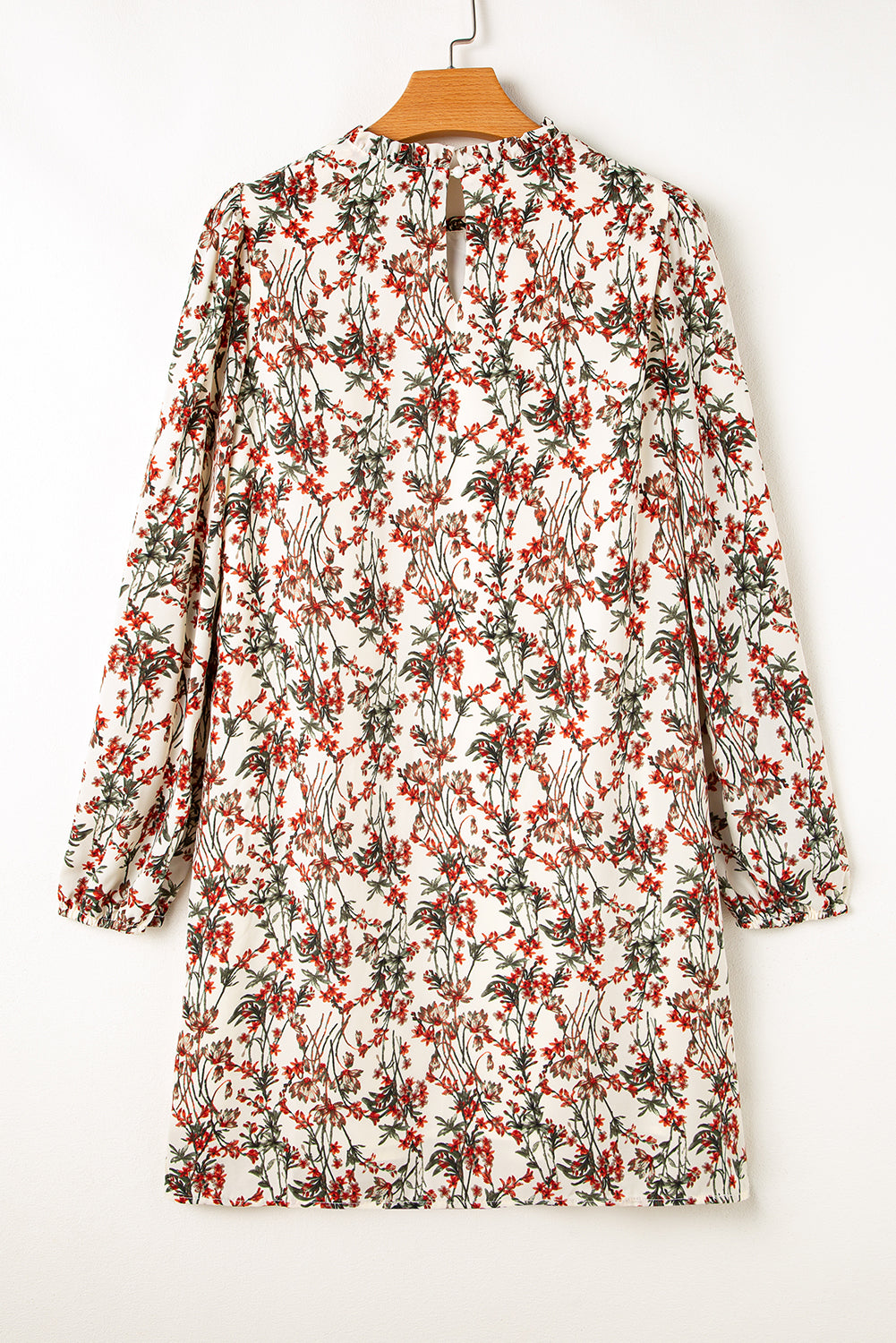 Floral Round Neck Long Sleeve Dress - Sydney So Sweet