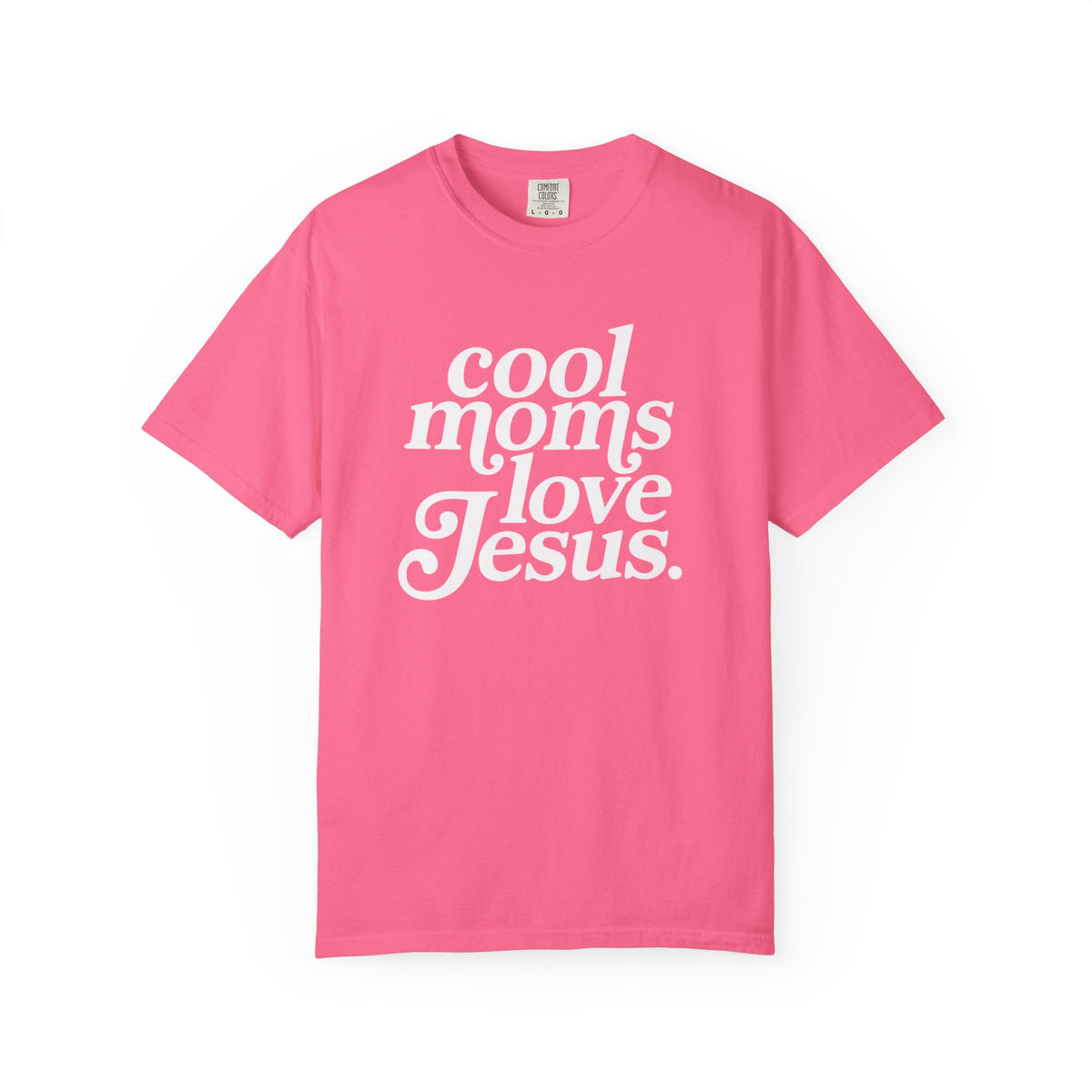 Cool Moms Love Jesus Graphic T-Shirt Christian Mom Graphic Tee