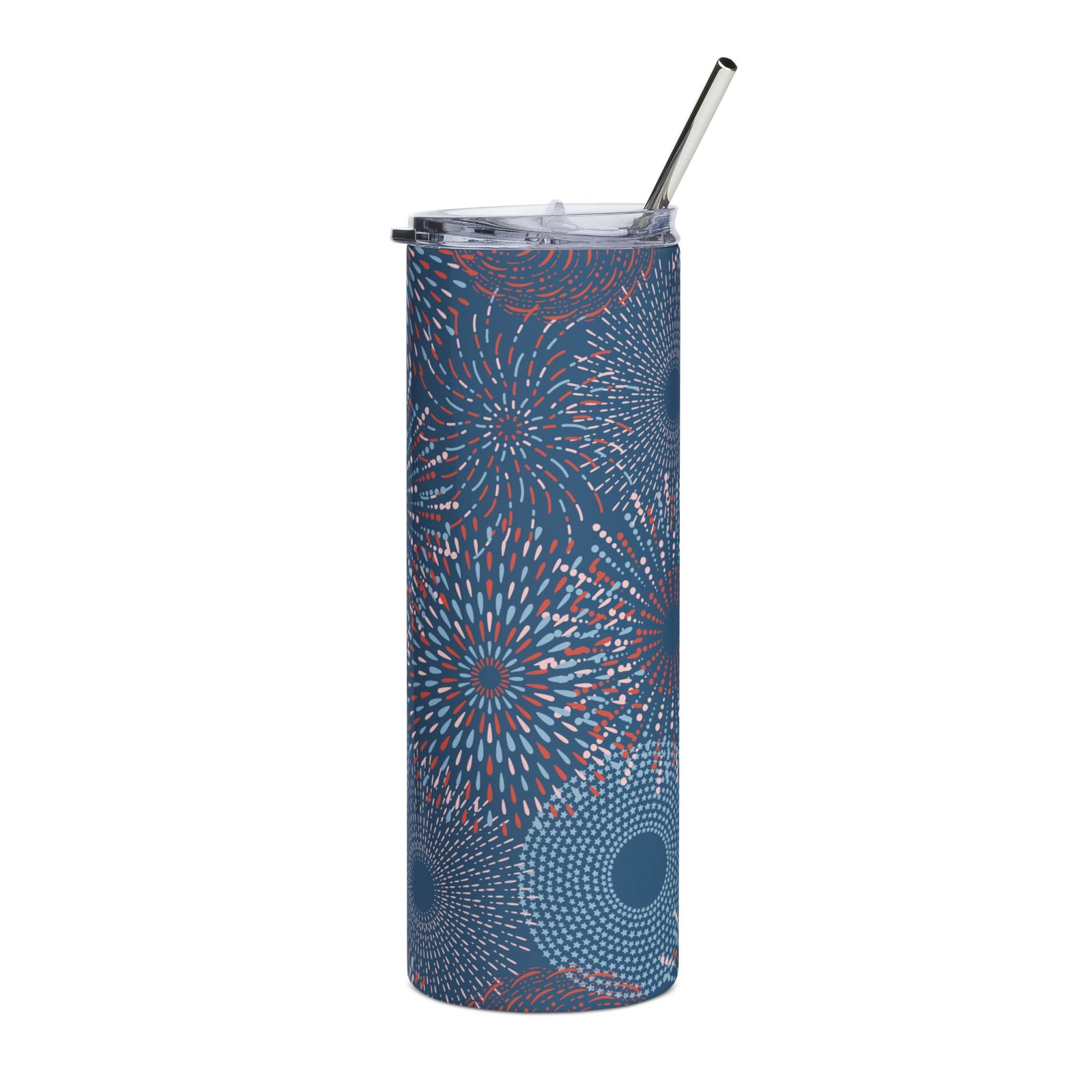 Midnight Fireworks 20oz Patriotic Stainless Steel Tumbler Insulated Travel Cup