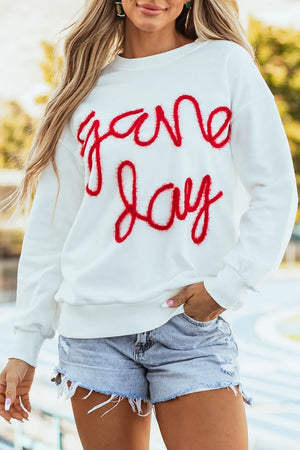 Round Neck Long Sleeve Sweatshirt - Sydney So Sweet