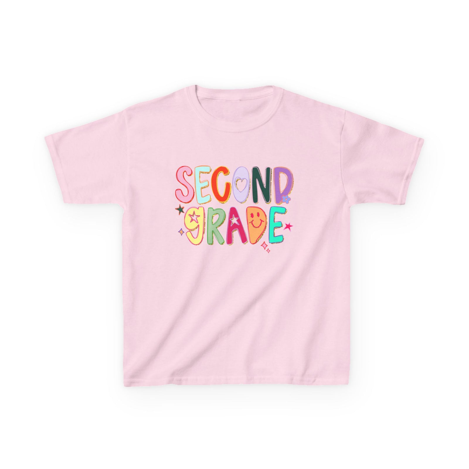Second Grade Kids T-Shirt Cute & Colorful Back to School 2nd Grade Tee