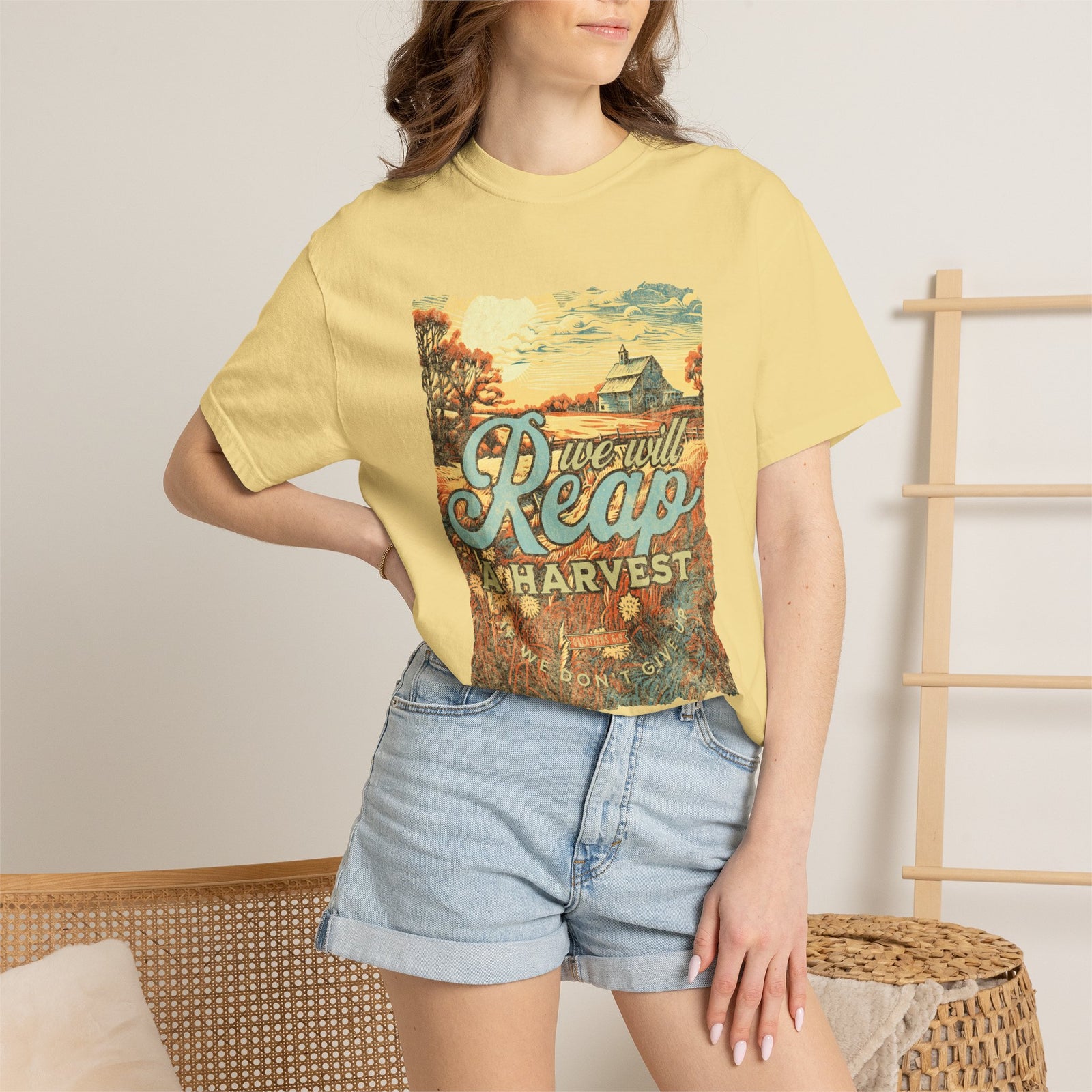 We Will Reap a Harvest T-Shirt Vintage Fall Christian Tee