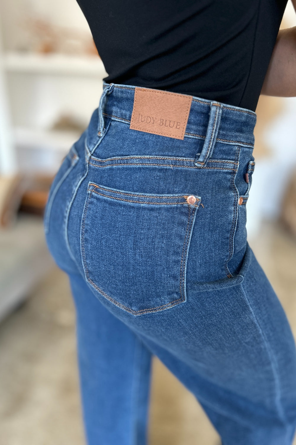 Judy Blue Full Size High Rise Straight Jeans - Sydney So Sweet