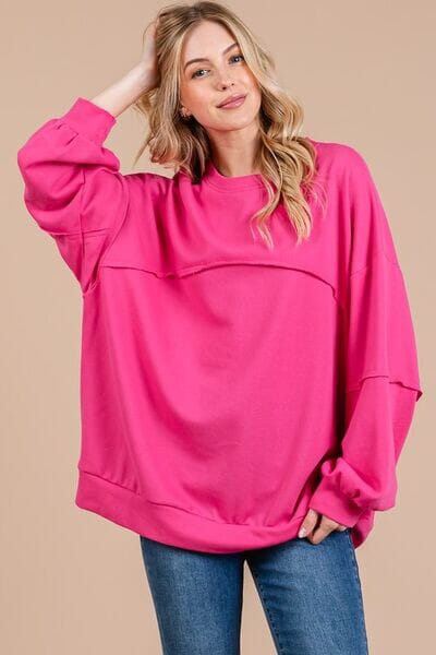 Ces Femme Exposed Seam Long Sleeve Sweatshirt - Sydney So Sweet