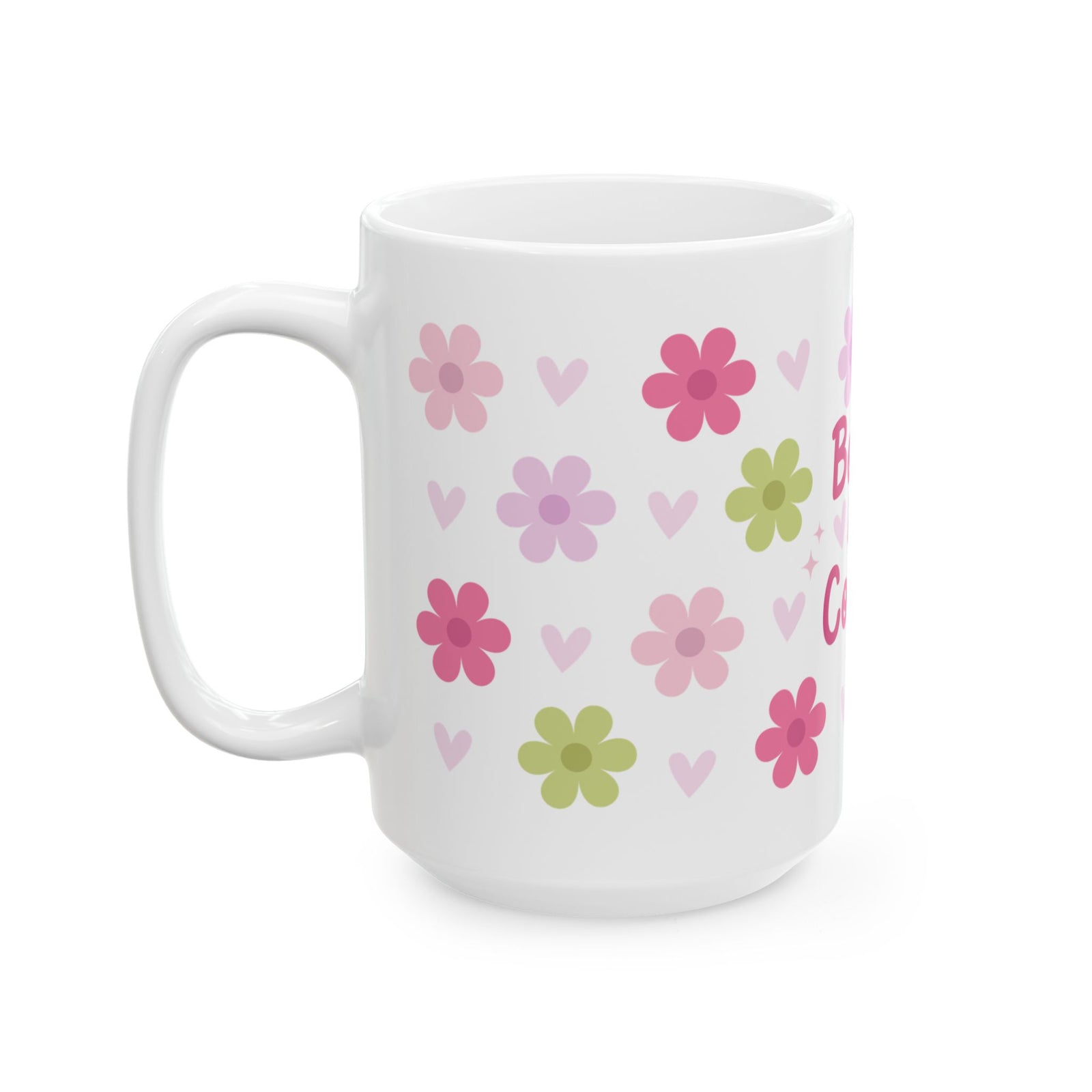 Books and Coffee Cute Ceramic Mug Coffee Cup (11oz & 15oz) - Sydney So Sweet