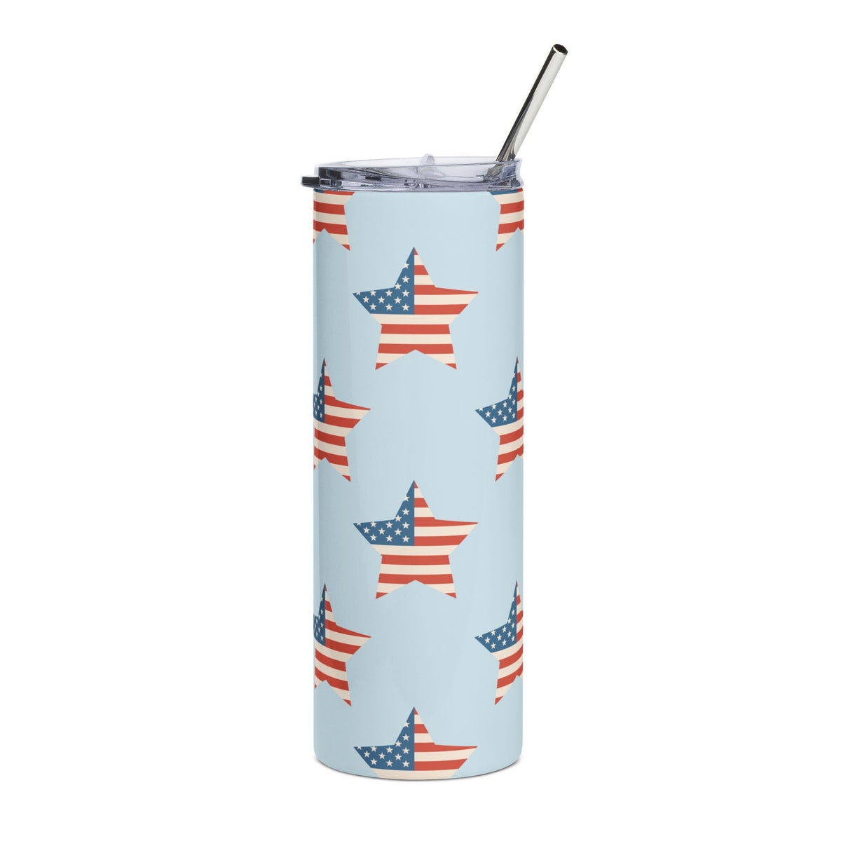 Liberty Stars 20oz Patriotic American Tumbler Stainless Steel Travel Cup