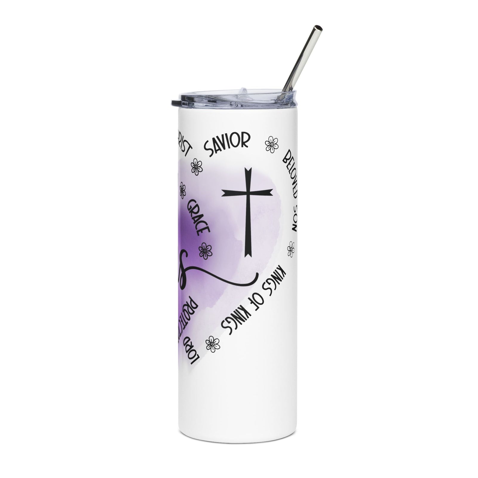 Jesus King of Kings 20oz Stainless Tumbler Insulated Christian Travel Cup - Sydney So Sweet
