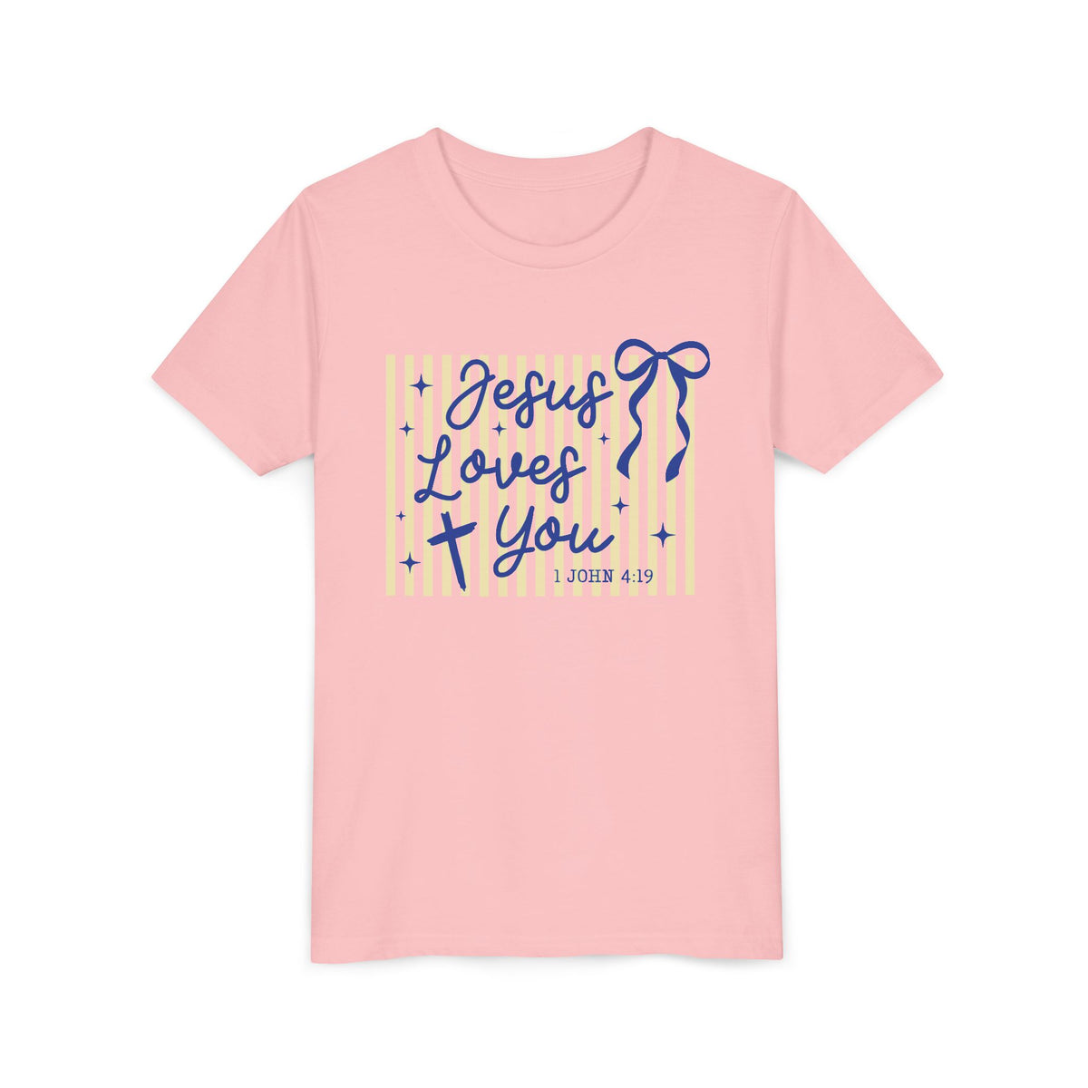 Jesus Loves You Kids' Graphic T-Shirt Inspirational Christian Kids Shirt