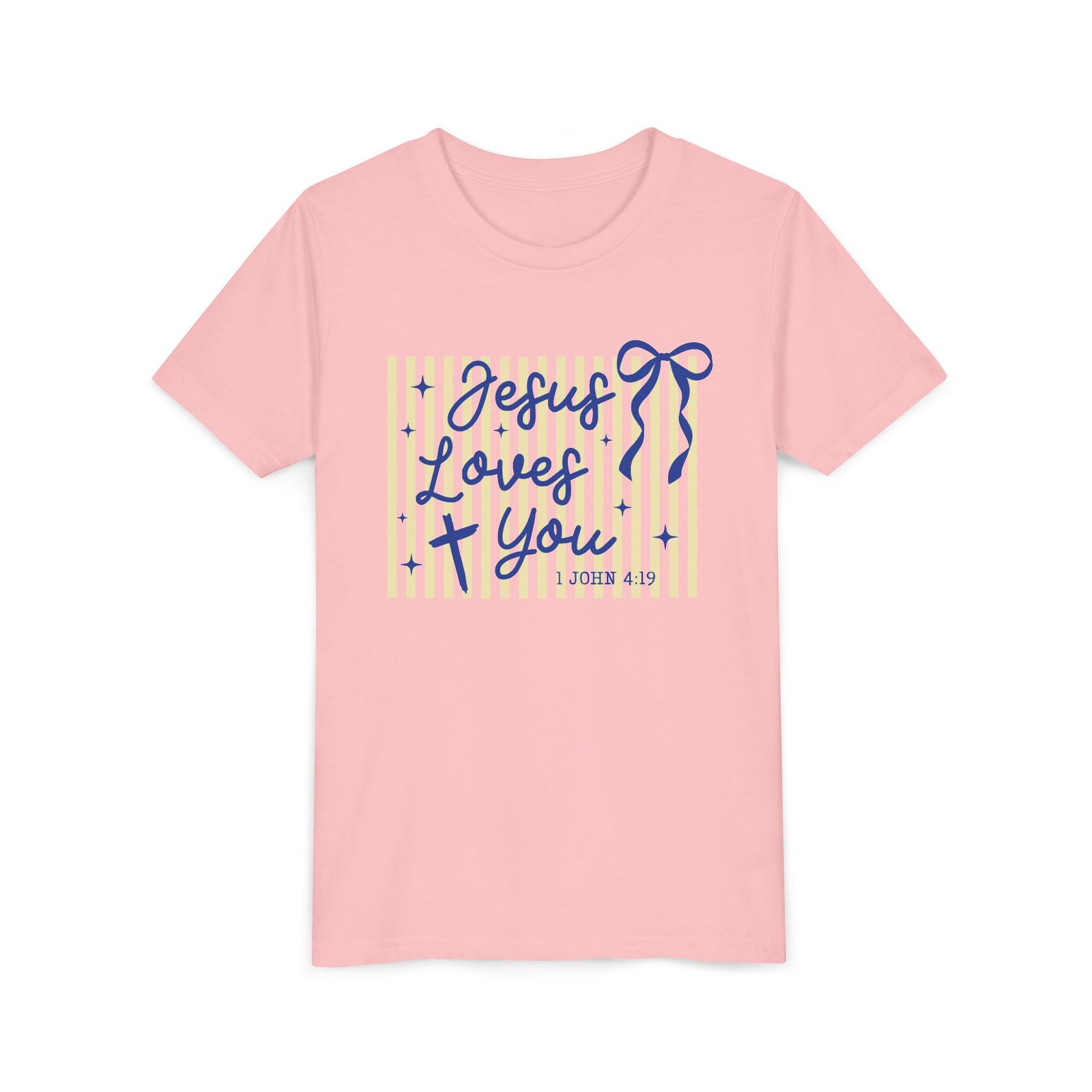 Jesus Loves You Kids' Graphic T-Shirt Inspirational Christian Kids Shirt