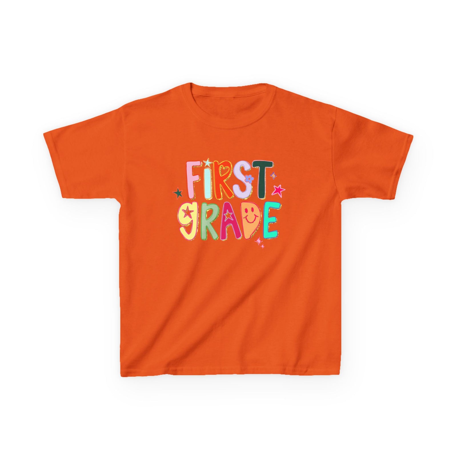 First Grade Kids T-Shirt Cute & Colorful Back to School 1st Grade Tee