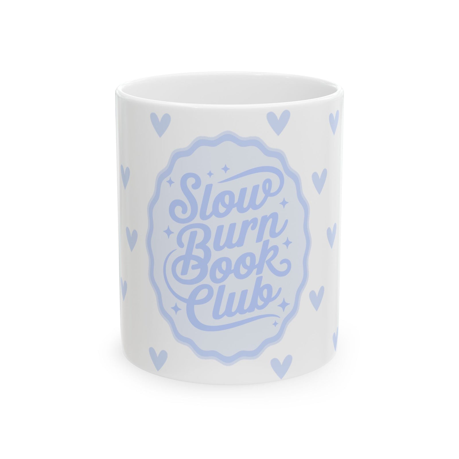 Slow Burn Book Club Cute Ceramic Mug Coffee Cup (11oz & 15oz)