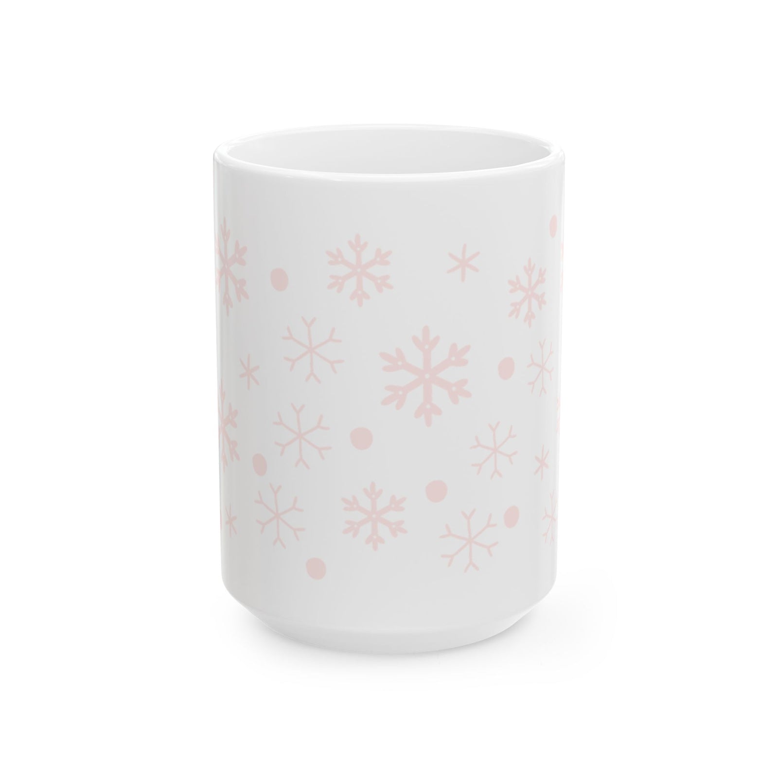 Winter Wonder Snowflakes Ceramic Mug Coffee Cup (11oz & 15oz)