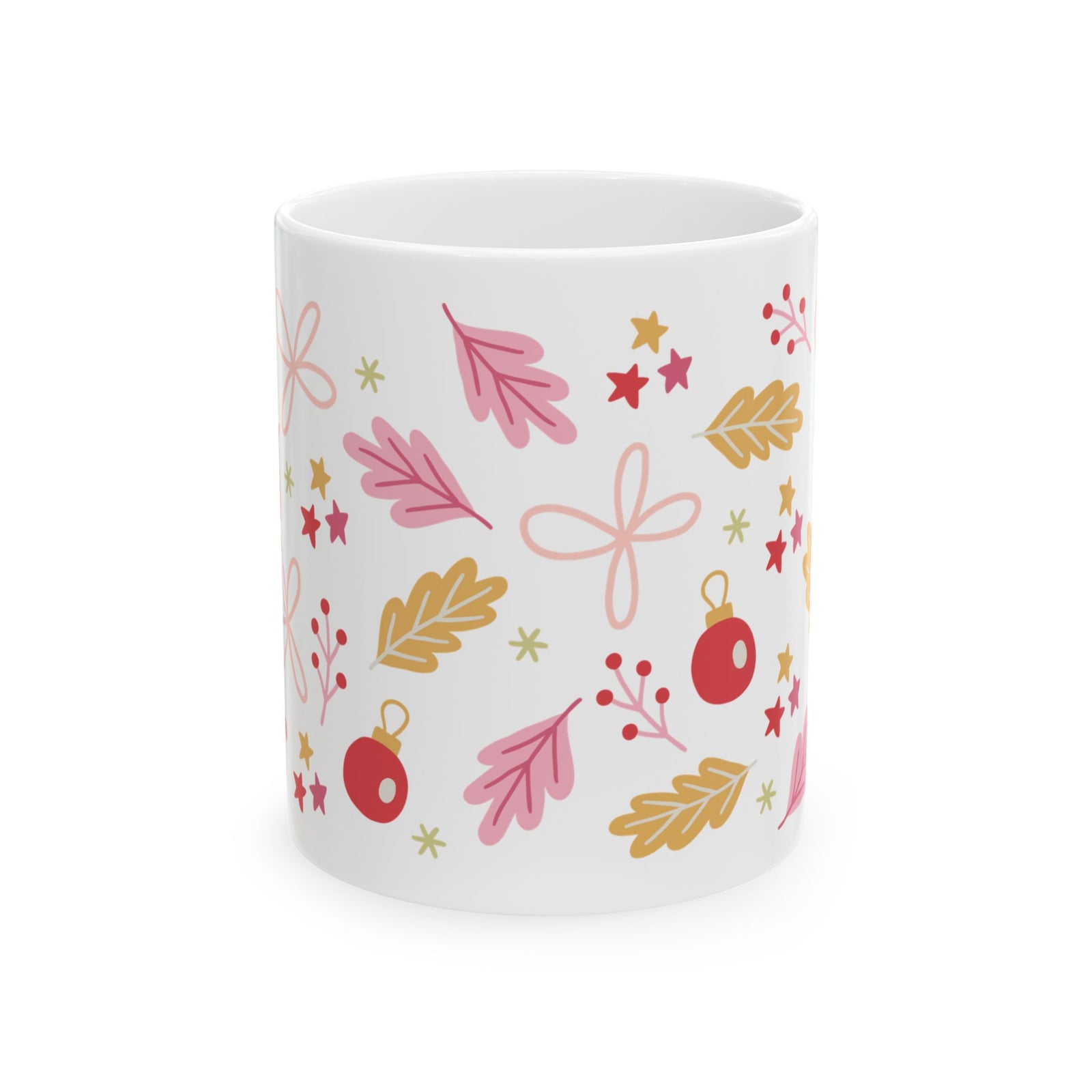 Cheerful Christmas Ceramic Mug Coffee Cup (11oz & 15oz)