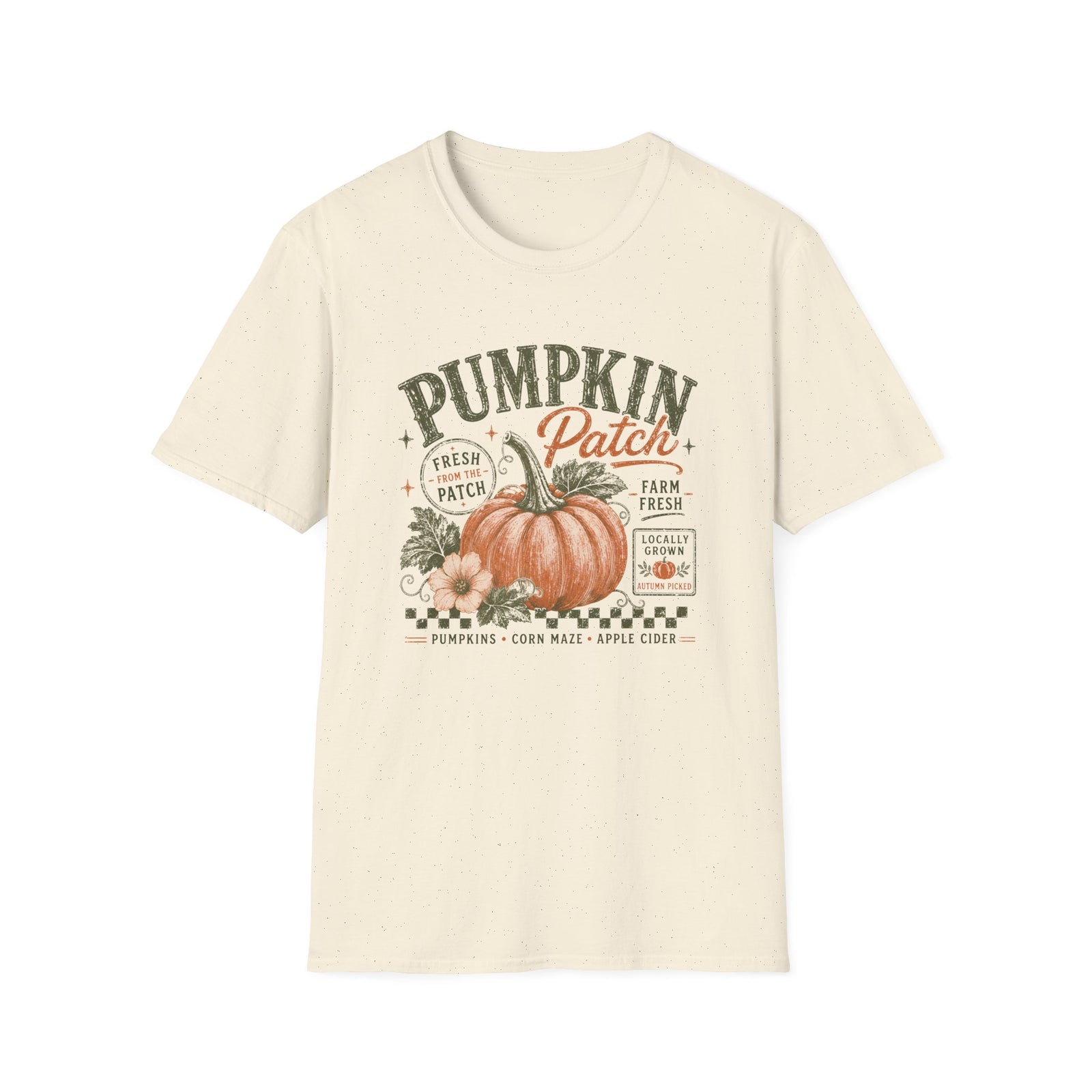 Pumpkin Patch T-Shirt Vintage Farm Fresh Fall Graphic Tee