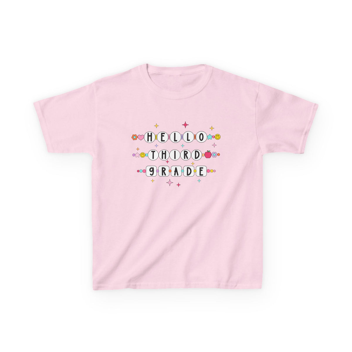 Friendship Bracelets Hello Third Grade Kids Tee Cute 3rd Grade Back to School T-Shirt
