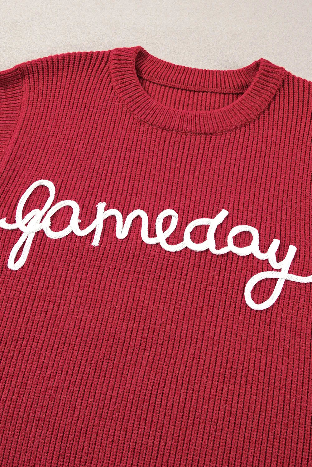 GAME DAY Round Neck Sweater Vest - Sydney So Sweet