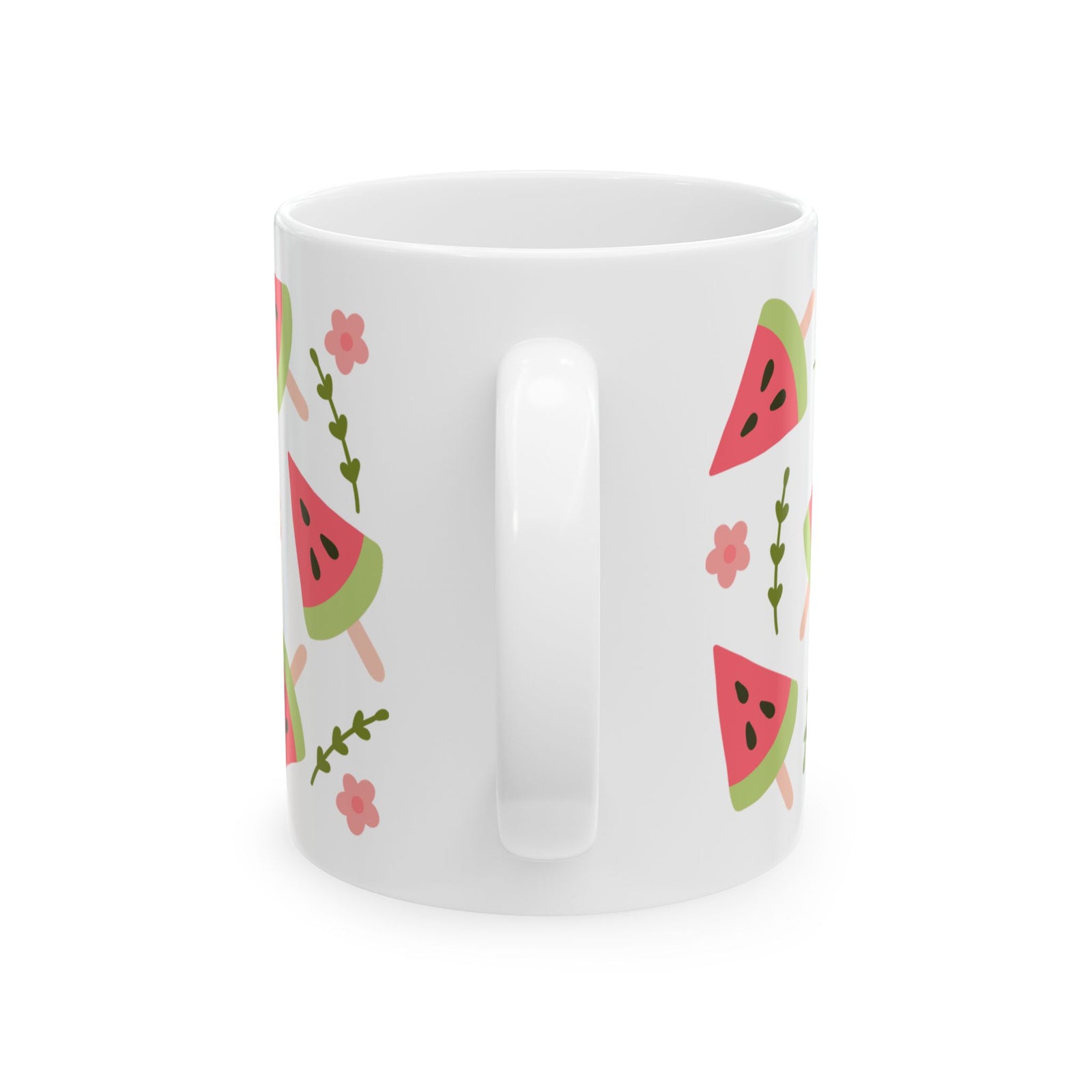 Watermelon Slice Cute Ceramic Mug Coffee Cup (11oz & 15oz)