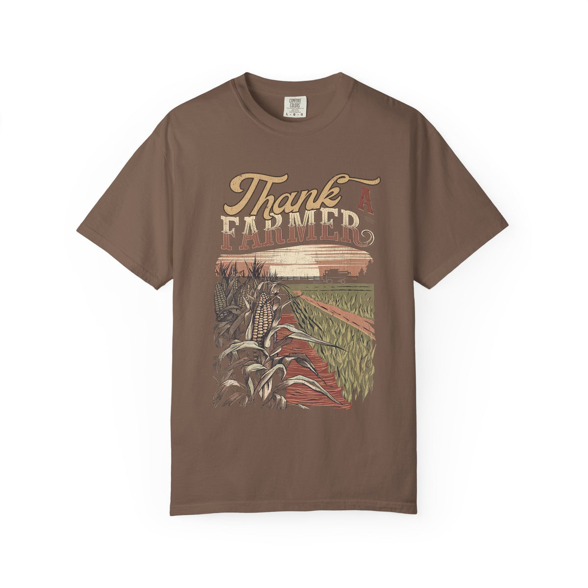 Thank a Farmer T-Shirt Rustic Harvest Vintage Tee