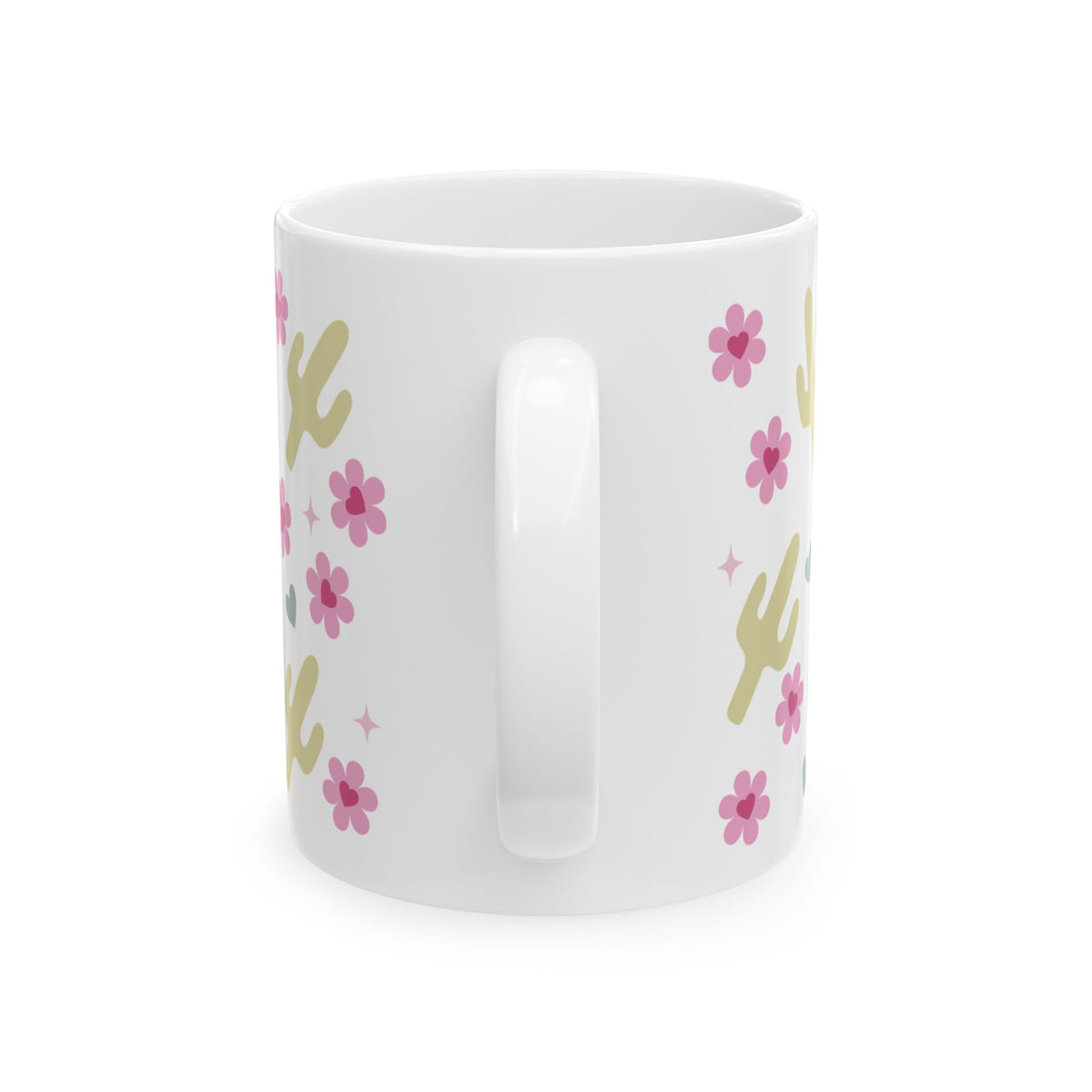 Cactus Crush Mug — Cute Desert Pattern Coffee Cup (11oz, 15oz)