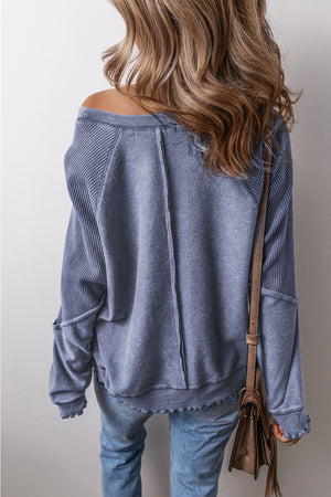 Round Neck Long Sleeve Sweatshirt - Sydney So Sweet