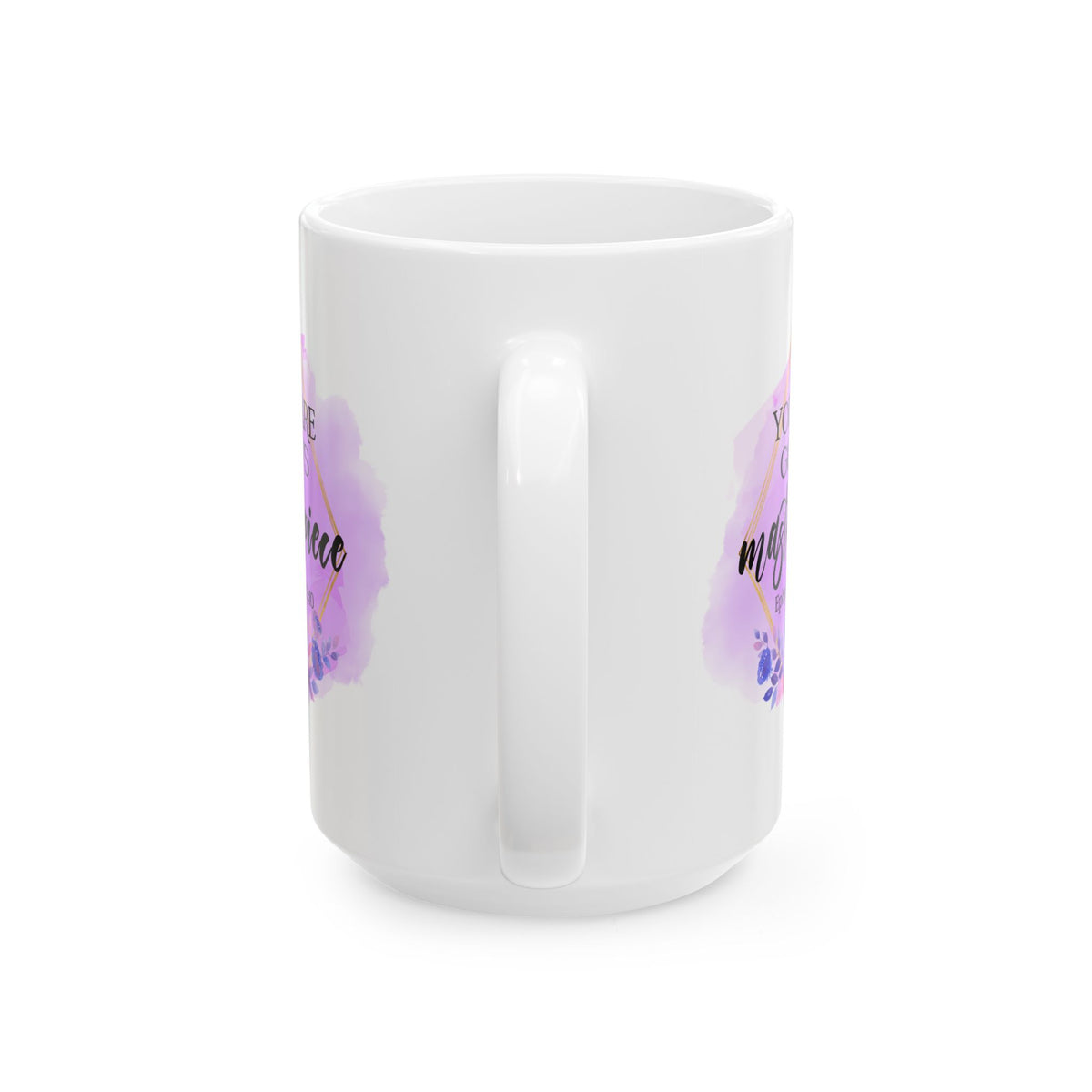 Ceramic Mug – Watercolor Floral You Are My God's Masterpiece Ephesians 2:10 Inspirational Coffee Cup (11oz, 15oz) - Sydney So Sweet