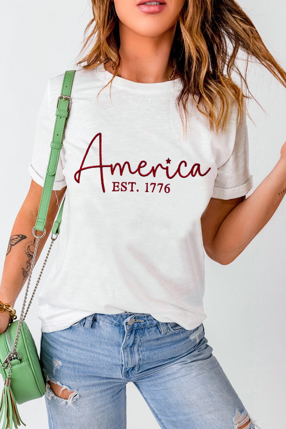 America Est 1776 Short Sleeve Women&#39;s Graphic T-Shirt - Sydney So Sweet