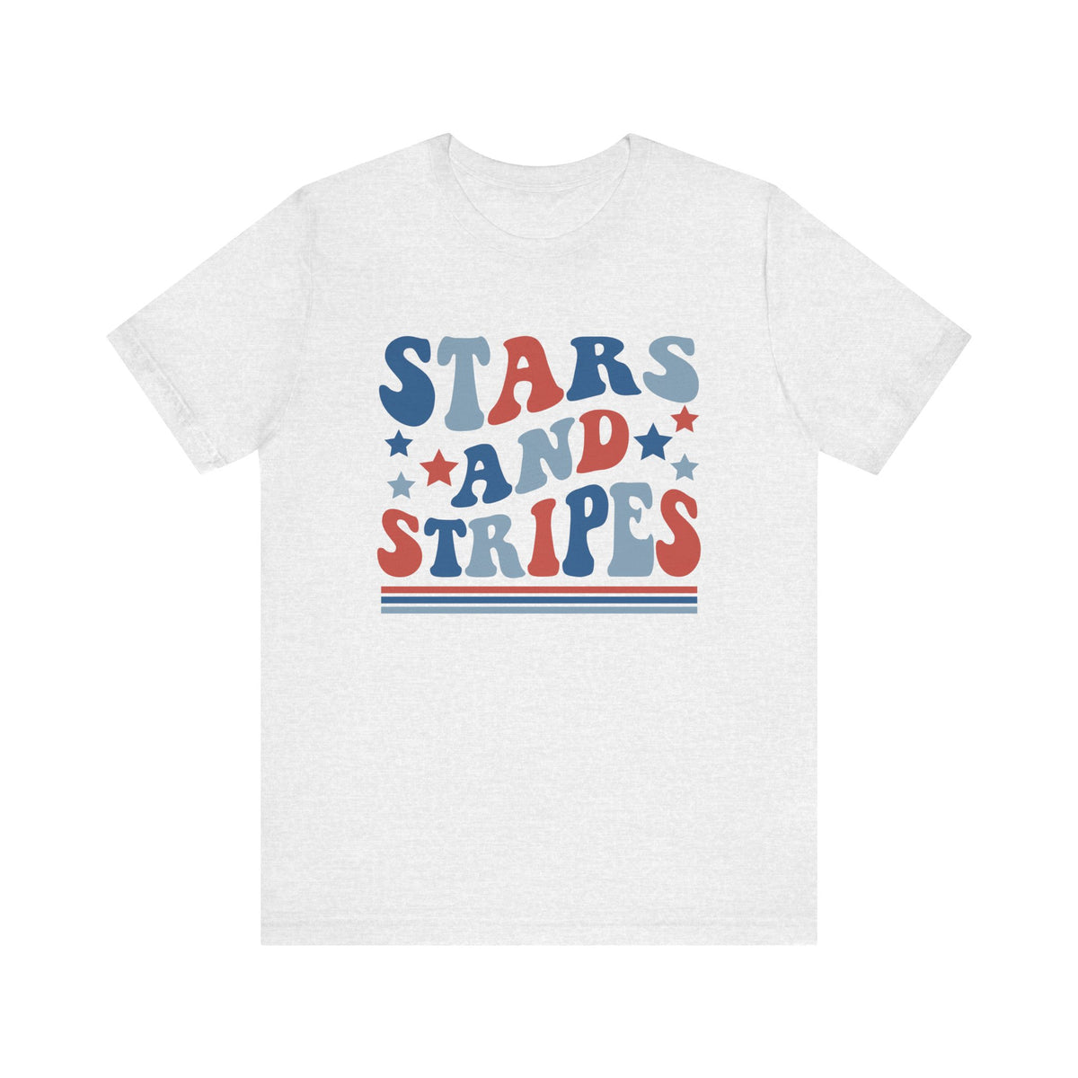 Stars & Stripes Patriotic 4th of July Patriotic Graphic T-Shirt