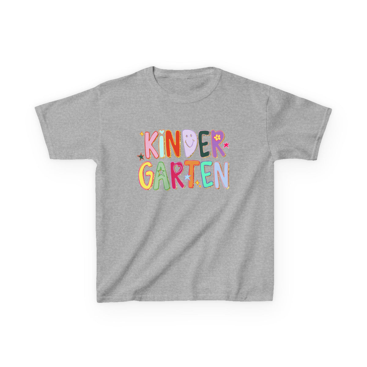 Kindergarten Kids T-Shirt Cute & Colorful Back to School Grade K Tee