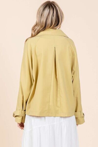 Mittoshop Double Breasted Long Sleeve Trench Coat Jacket - Sydney So Sweet