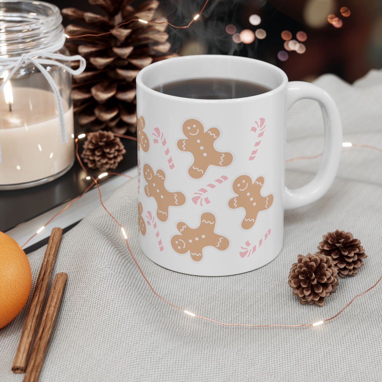 Sugar & Spice Christmas Treats Ceramic Mug Coffee Cup (11oz & 15oz)