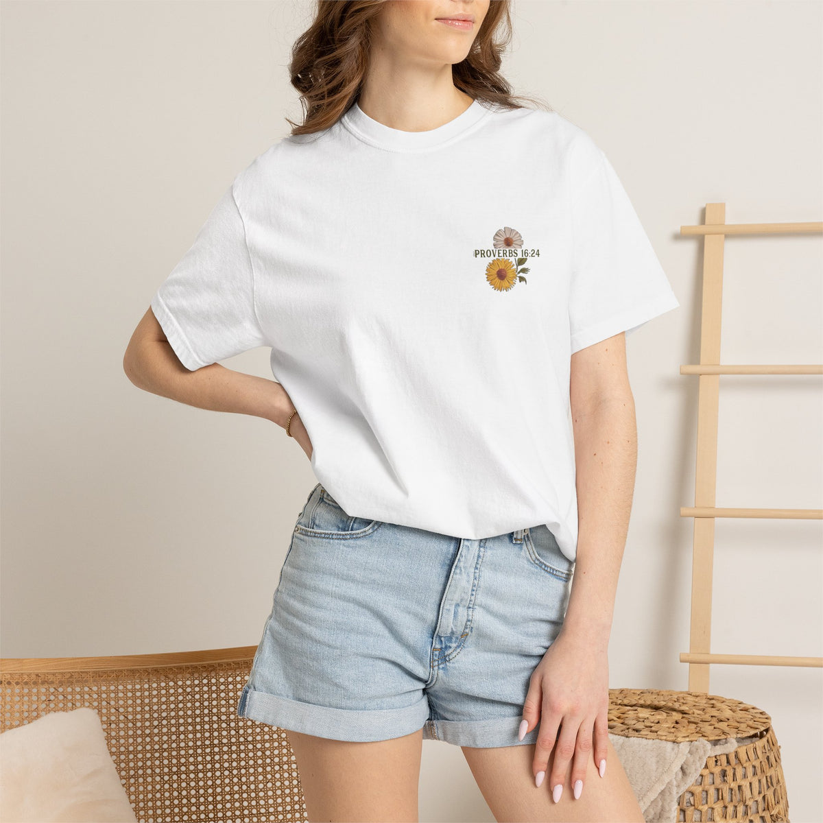 Kind Words are Like Honey T-Shirt Proverbs Bee Floral Tee