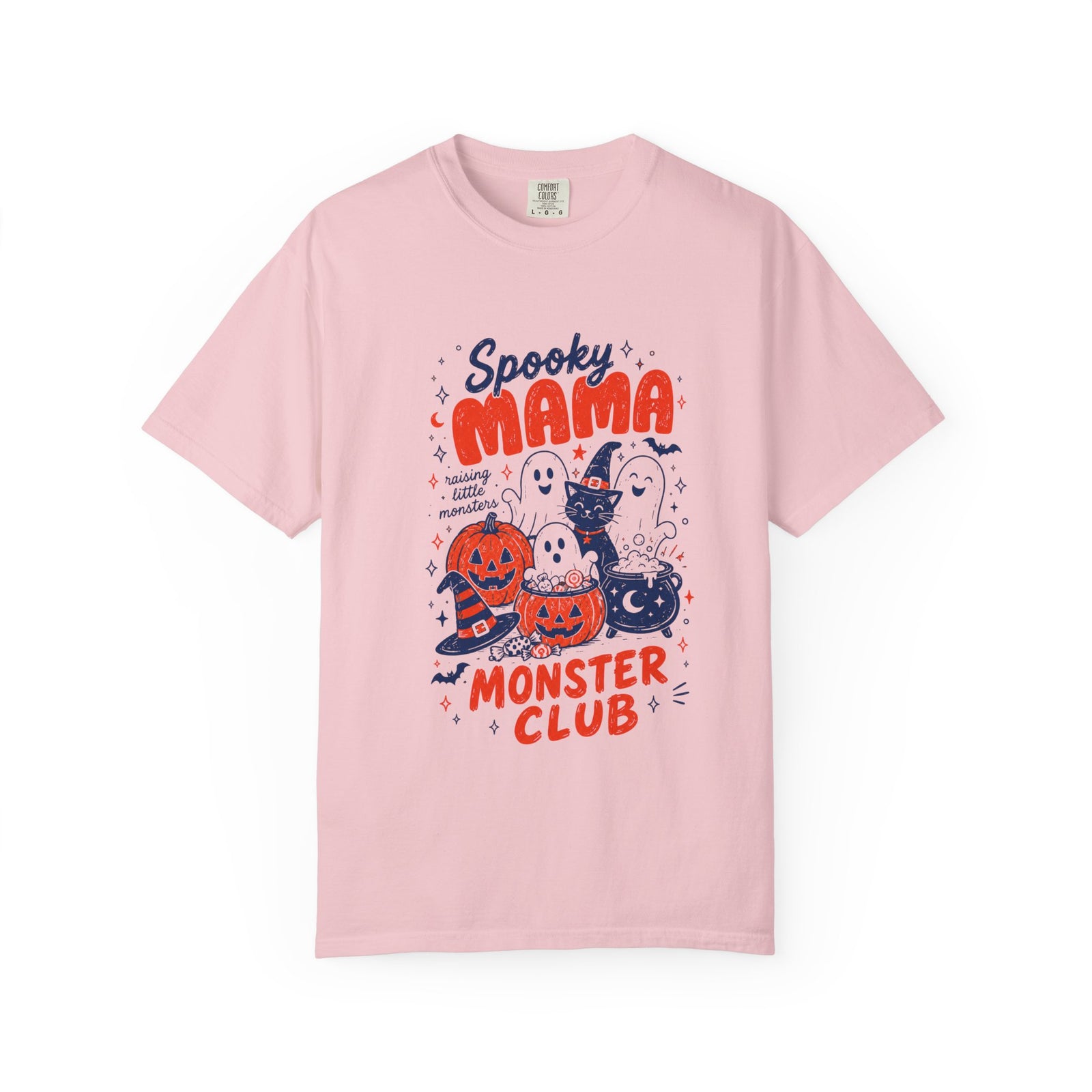 Spooky Mama Monster Club T-Shirt Cute Mom Halloween Tee