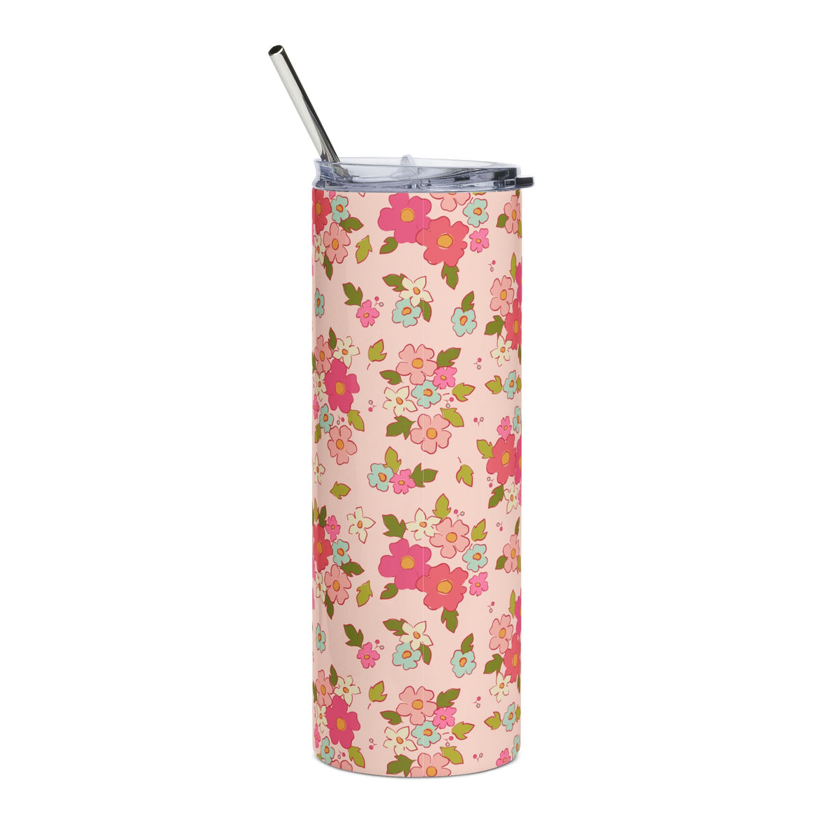 Garden Girl 20oz Floral Stainless Tumbler Insulated Travel Cup