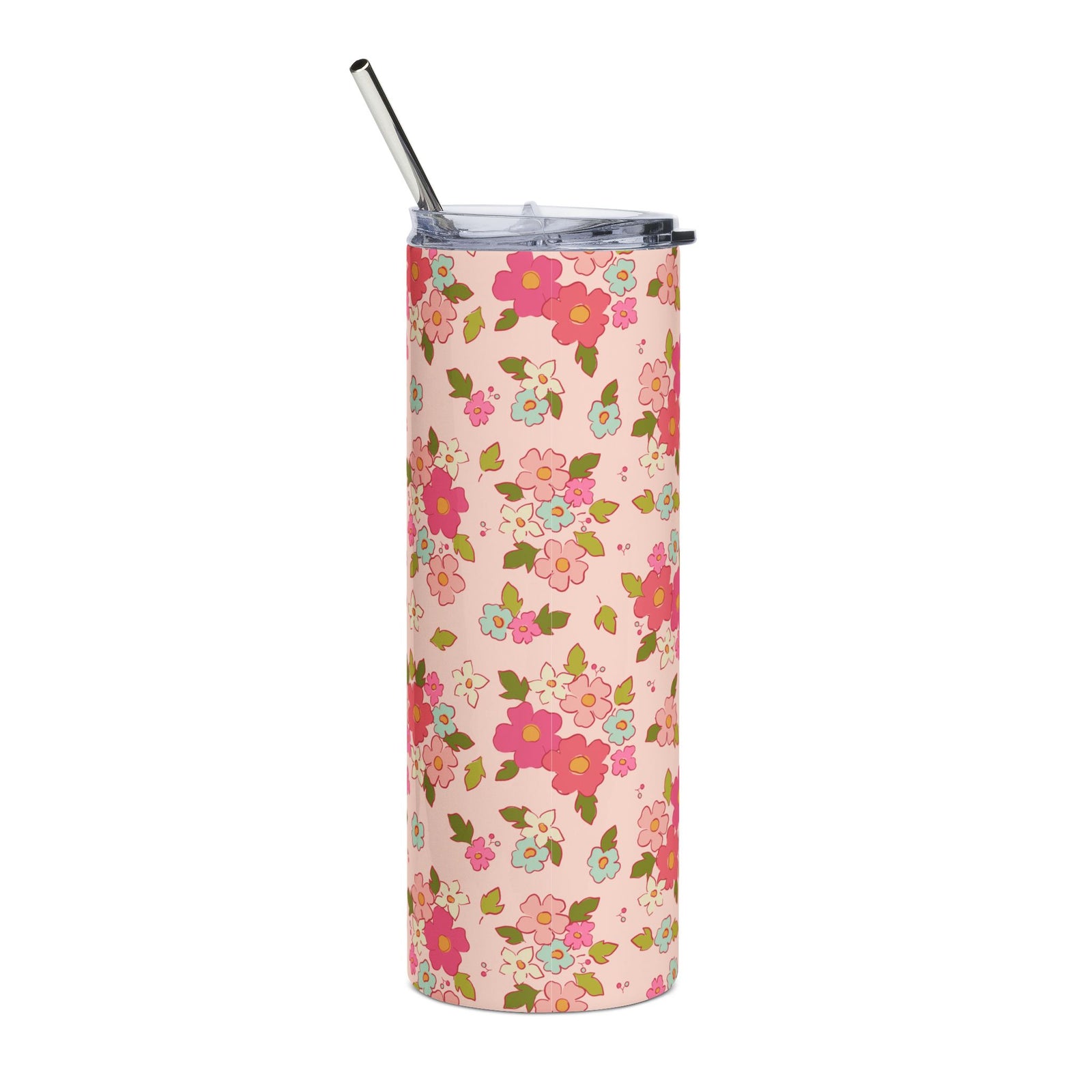 Garden Girl 20oz Floral Stainless Tumbler Insulated Travel Cup