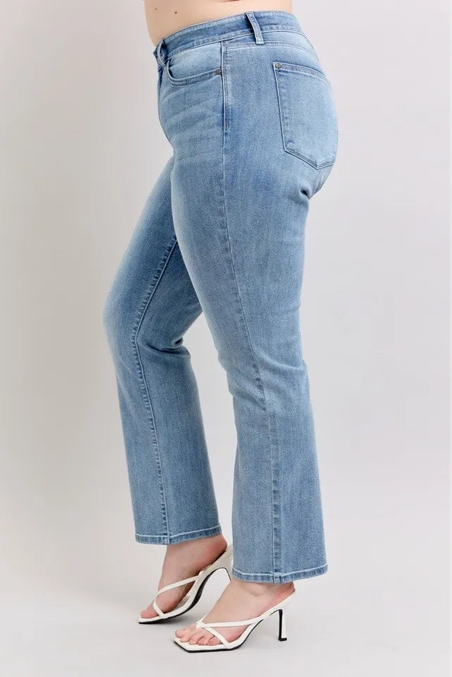 Judy Blue Plus Size High Waist Dad Jeans - Sydney So Sweet