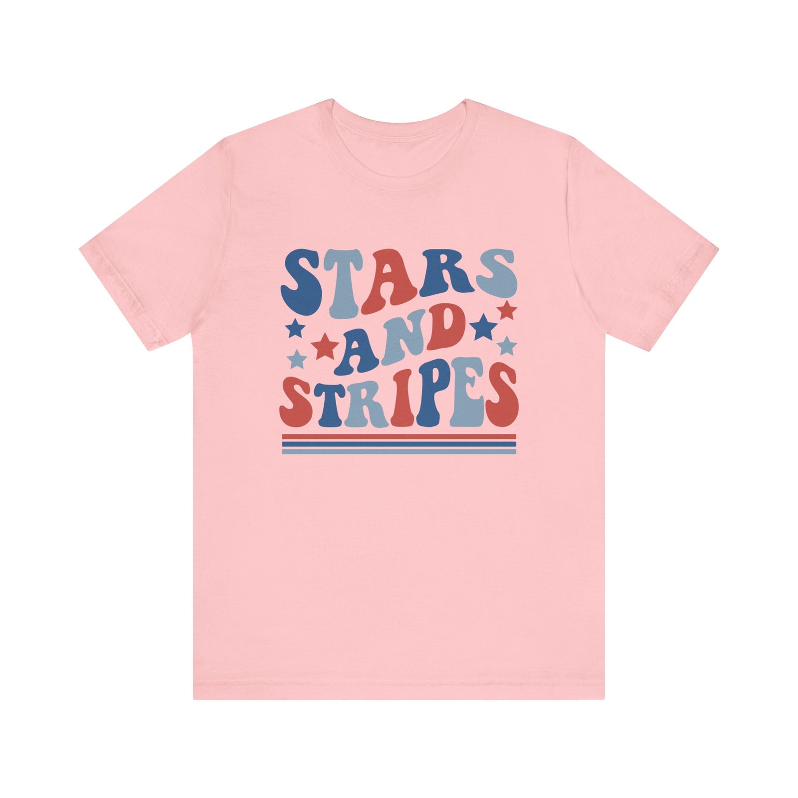 Stars & Stripes Patriotic 4th of July Patriotic Graphic T-Shirt